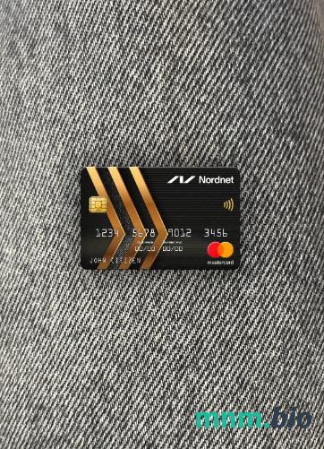 Sweden Nordnet AB bank wygląd zdjęcia mastercard skan PSD + zdjęcie